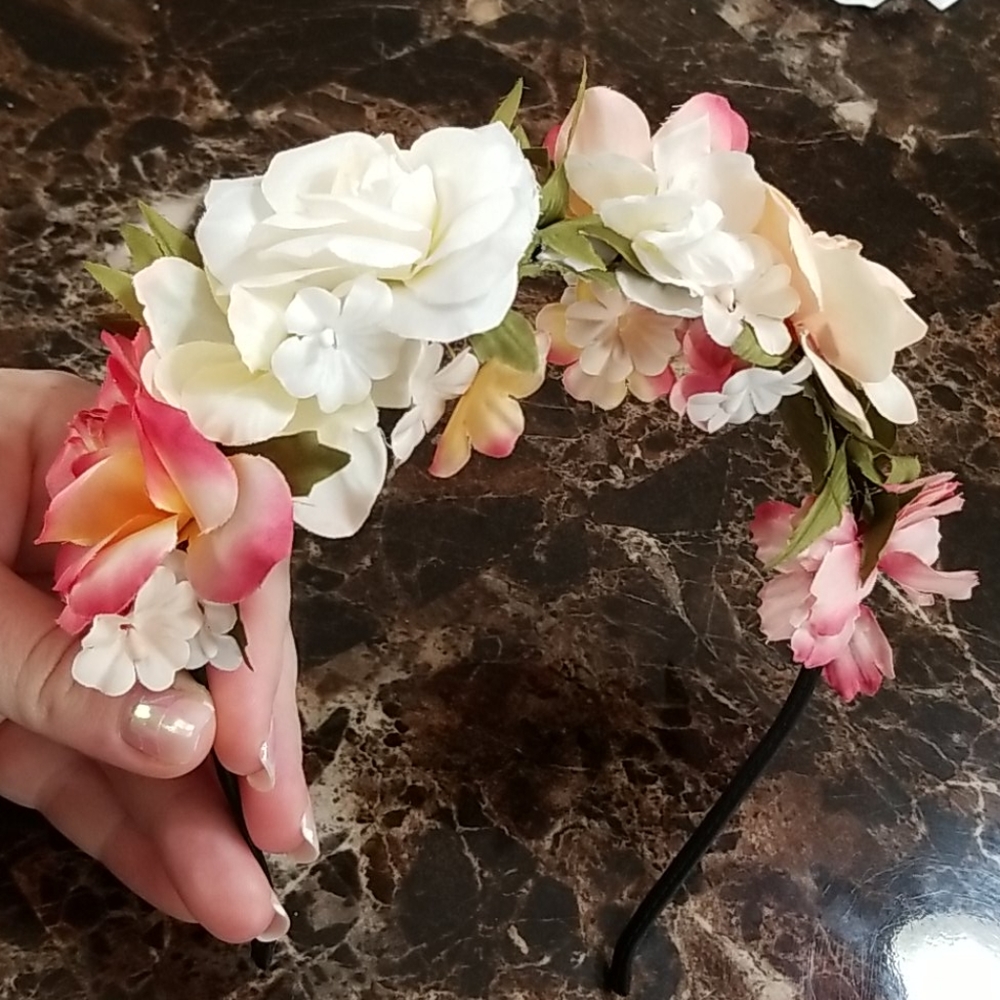 Flower girl flower crown